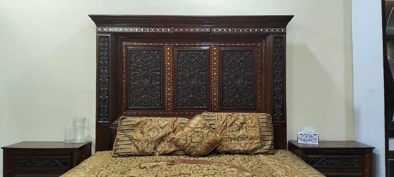 Chinyoti furniture bed and dressing 3