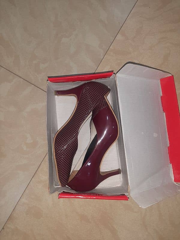 Maroon Heels Shoes 2