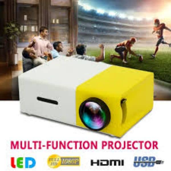 YG300 Led projector Mini for Home theater S USB HDMI AV Memory card 0