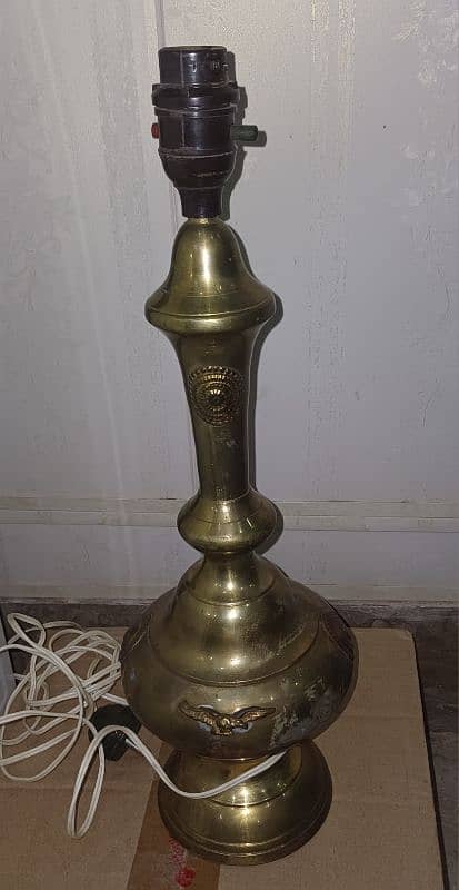 Brass Lamp in good working condition. 1