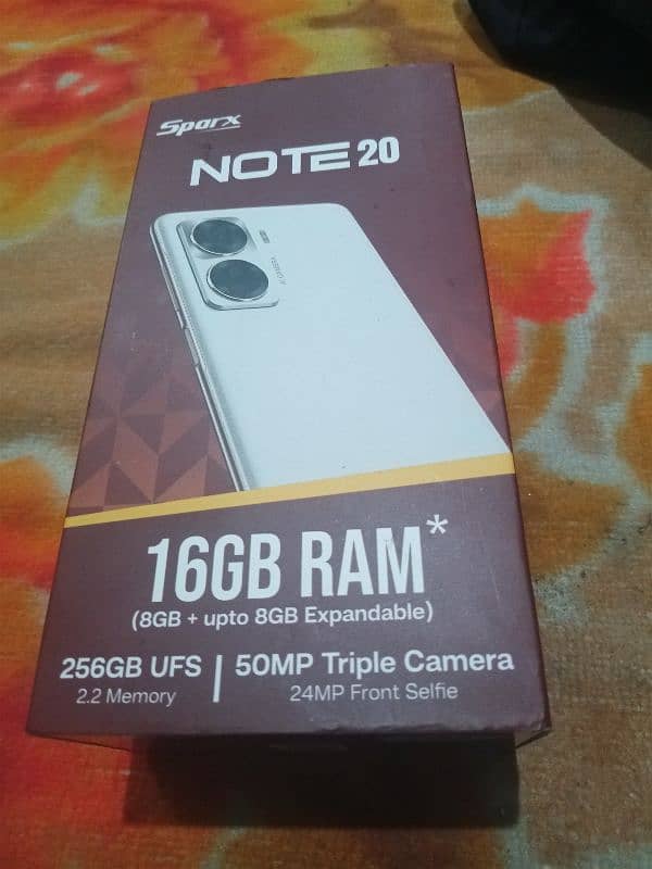 sparx Note 20  /8+8 gb ram/256 gb 1