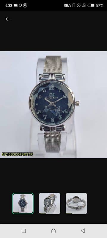 women's stainless steel wrist watch cash on delivery available 0