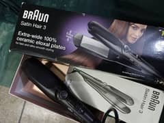 original Braun hair straightener