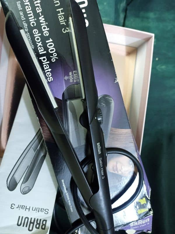 original Braun hair straightener 3