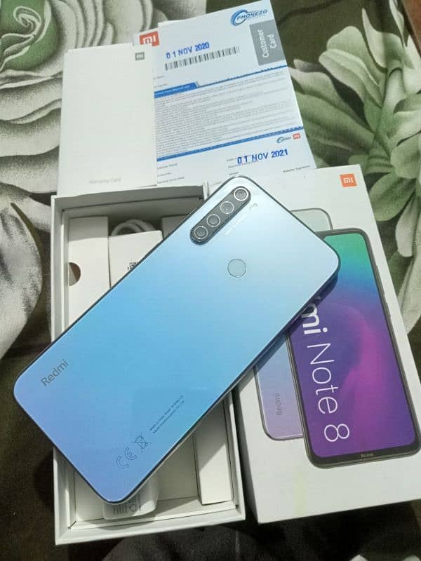 Redmi Note 8 Complete Box With Excellent Condition 2