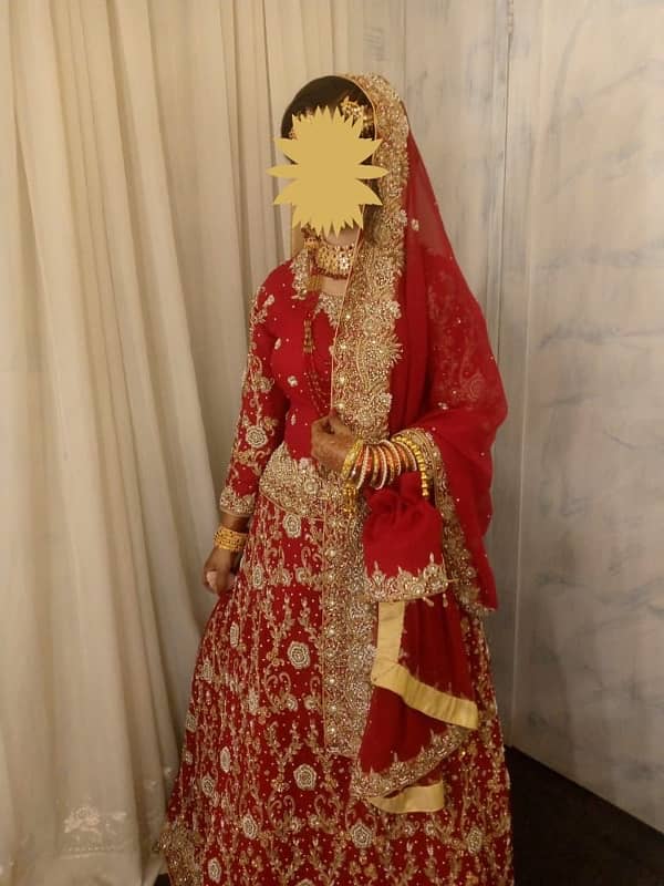 Branded Bridal Lehenga with handmade work 2