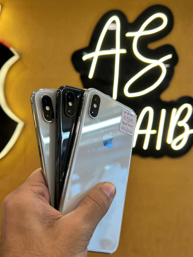 Apple iPhone x 64gb PTA Approved Fresh Stock In Low Price 1