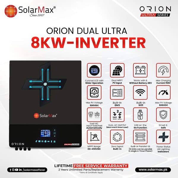 solar Max inverter series 8