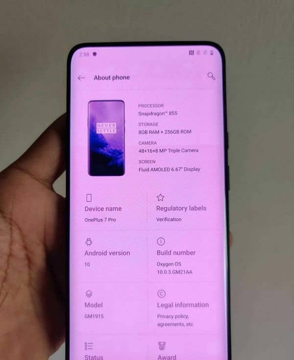 One Plus 7 pro 8/256gb 0
