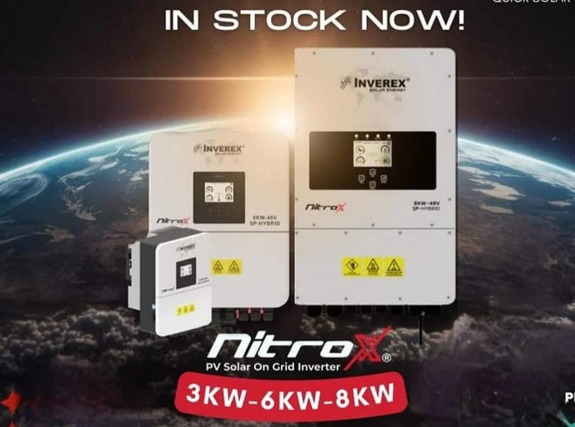 Inverix Nitrox - Nitrox 3kw , 6kw 8kw ip65 , 3kw hybrid solar inverter 0