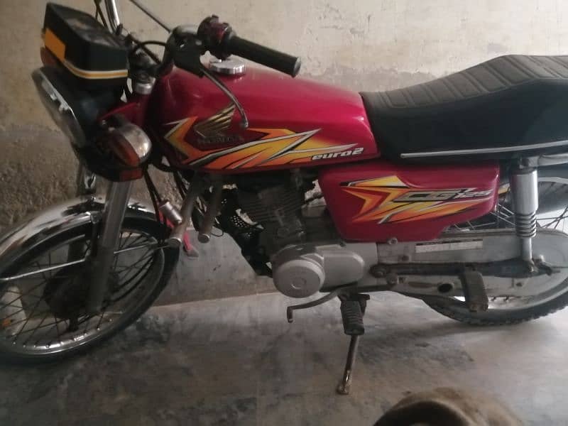 Honda 125 Red Colour Model: 2021 3