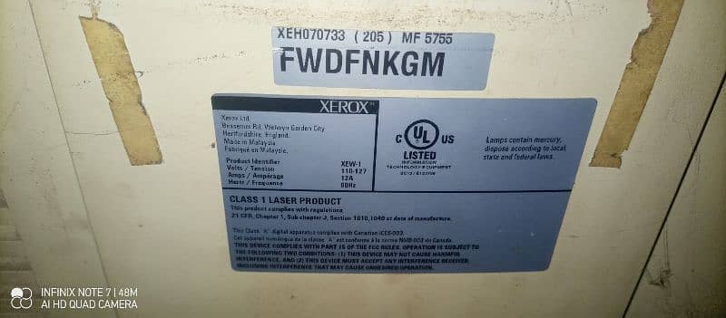 Xerox photocopy machine 5755 6