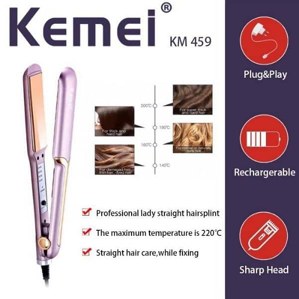 *Kemei hair straightener* 0