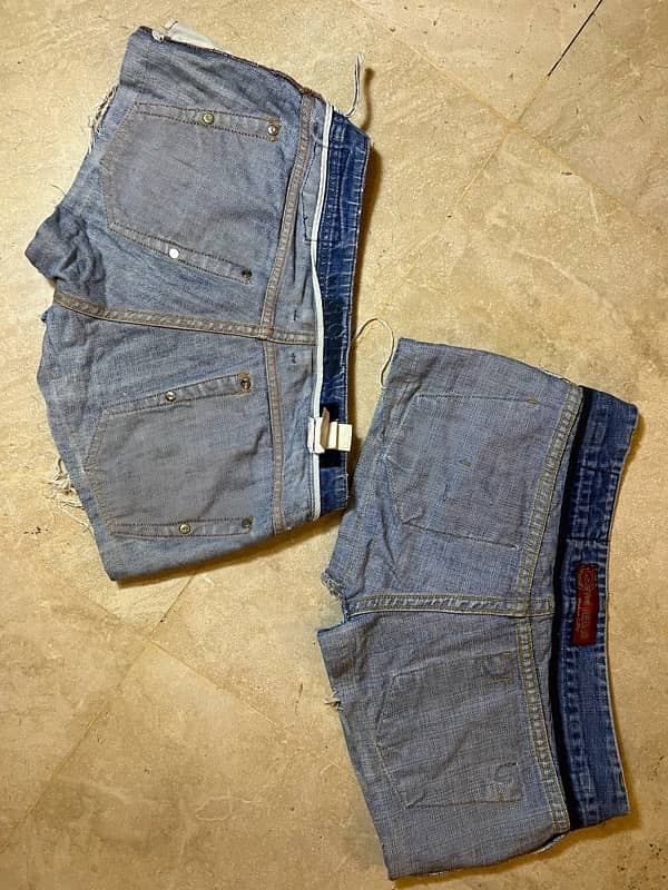 Jean Shorts Pack of 2 Imported from Thailand size:-32 (Used only once) 4