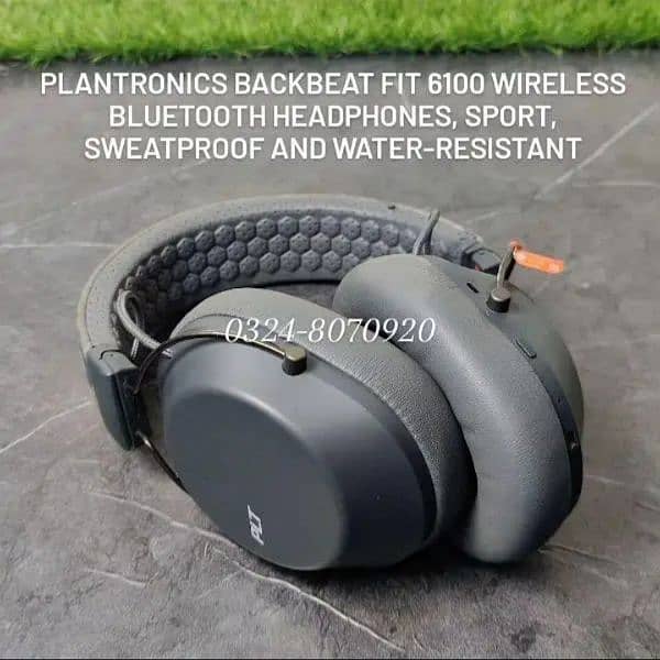 Plantronics Backbeat Fit 6100 Wireless Bluetooth Headphone ANC in Gym 0