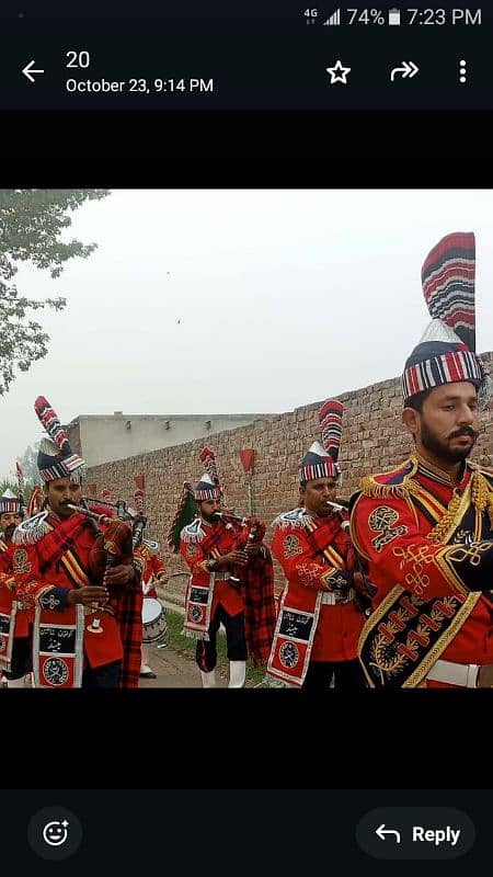 fauji Pipe Band &/Dhol for mendi & barat event/Foji band/band baja 5