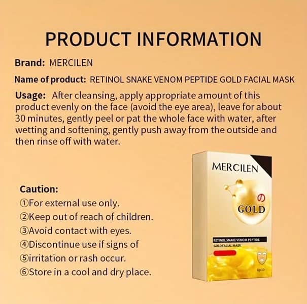 Facial Masks MERCILEN 7