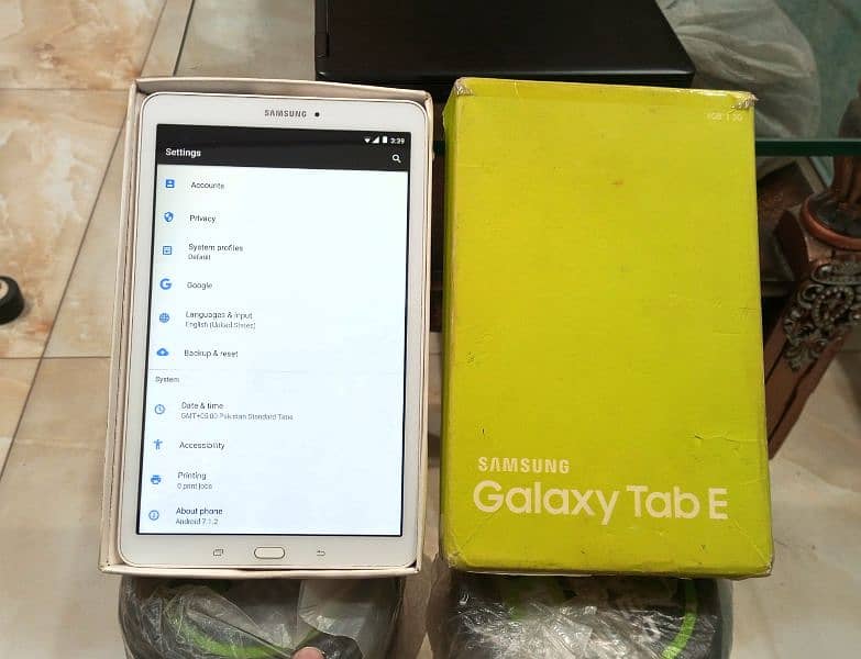 SAMSUNG GALAXY TAB E 10.1 UPGRADED VERSION 7.1 9