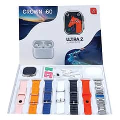 CROWN i60 SMART WATCH WITH AIRPODS