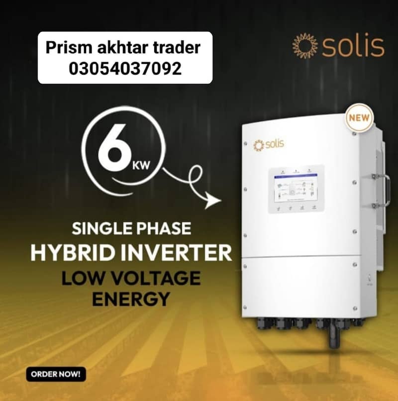 6kw solis hybrid ip66 pro plus ,270k 0