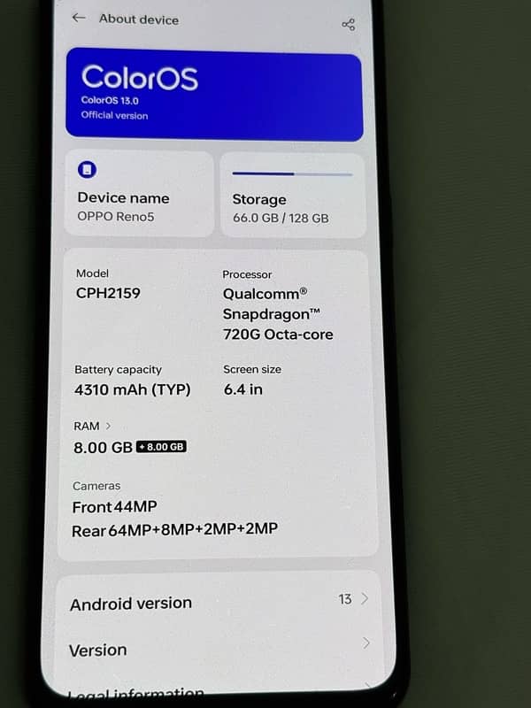 OPPO RENO 5 1