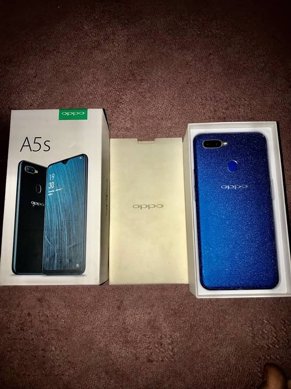 oppo A5s with box no open no repair all okay home use 1