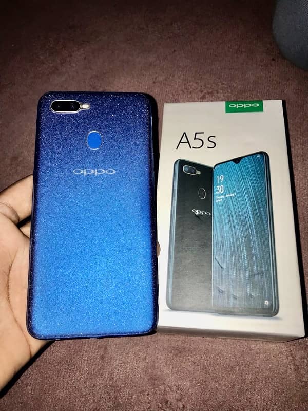 oppo A5s with box no open no repair all okay home use 5