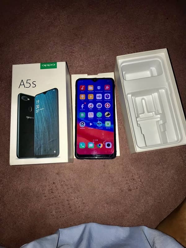 oppo A5s with box no open no repair all okay home use 8