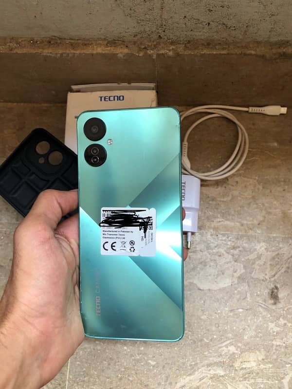 Tecno camon 19 neo mobile phone with box 1