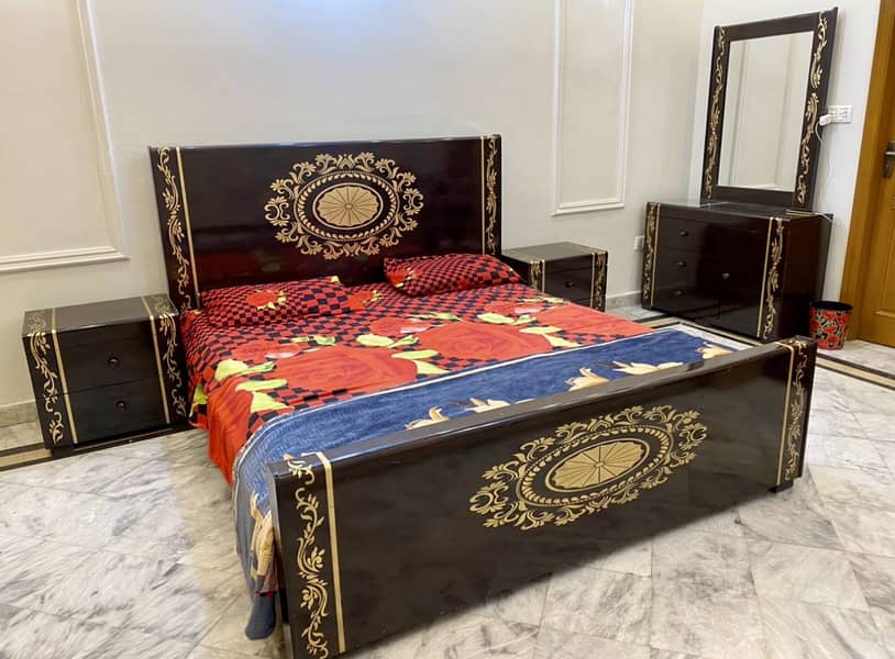 Brand New Solid Wood Bed Available in reasonable price 5