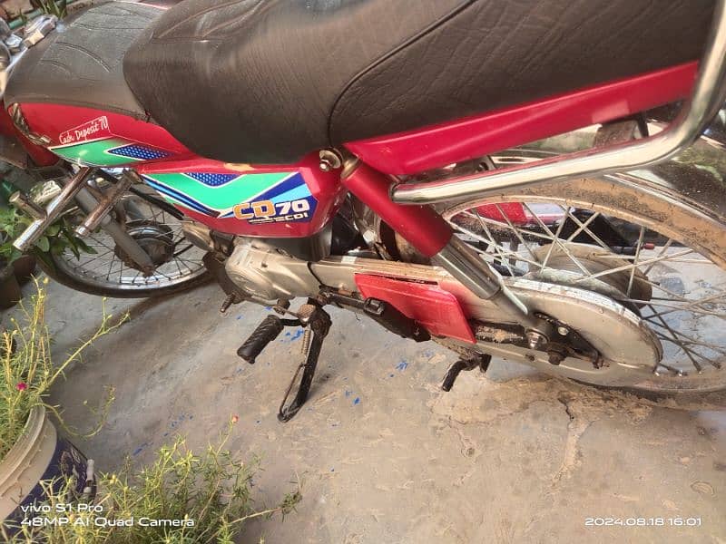 honda cd 70 cc all ok all parts original no any fault 1