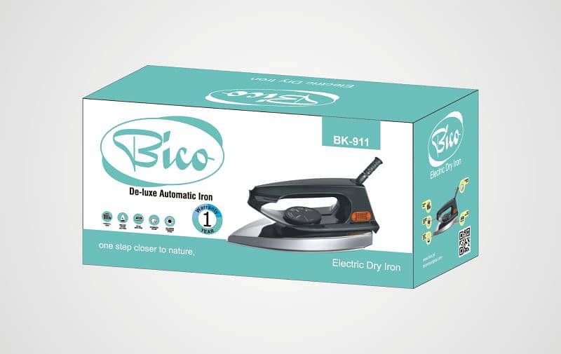 New bico dry iron with one year warranty 0