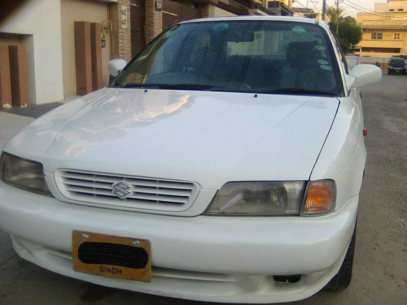 SUZUKI BALENO JXR MODEL 1999 WHITE COLOUR BEHTREEN CONDITION 0