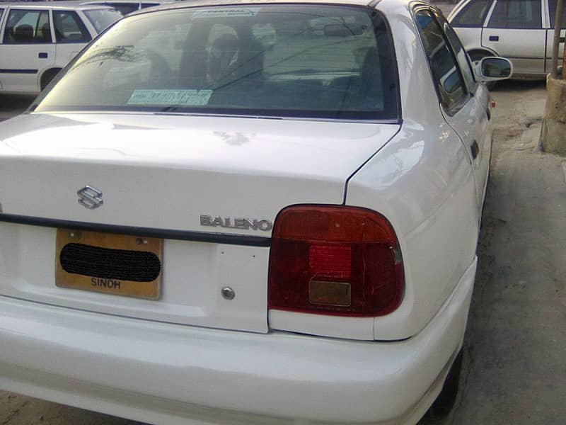 SUZUKI BALENO JXR MODEL 1999 WHITE COLOUR BEHTREEN CONDITION 3