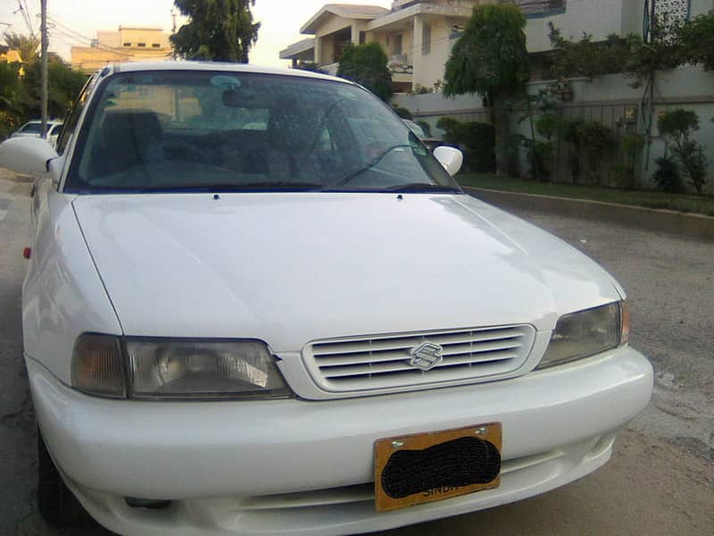 SUZUKI BALENO JXR MODEL 1999 WHITE COLOUR BEHTREEN CONDITION 4