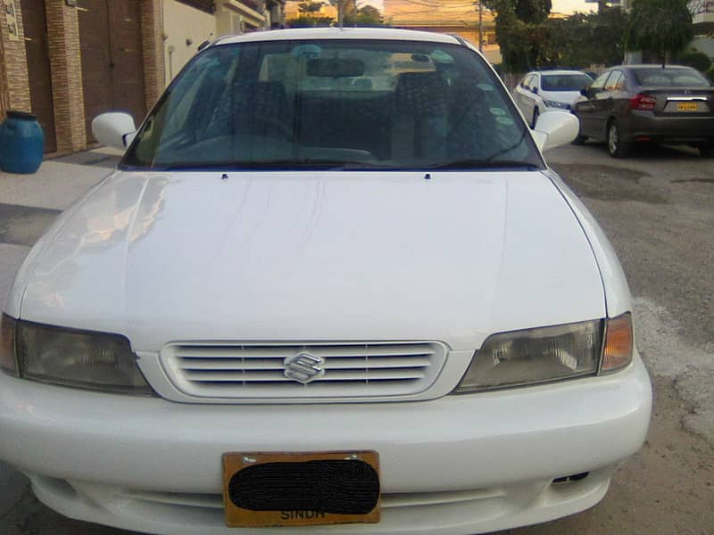 SUZUKI BALENO JXR MODEL 1999 WHITE COLOUR BEHTREEN CONDITION 8