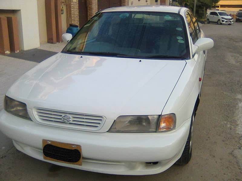 SUZUKI BALENO JXR MODEL 1999 WHITE COLOUR BEHTREEN CONDITION 12