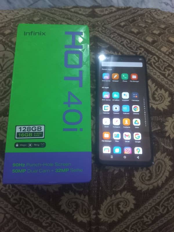 Infinix Hot 40 11 months warranty urgent sale 3