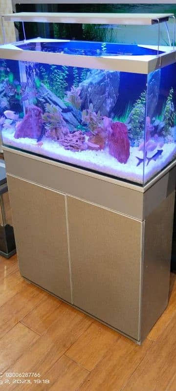 cabinet trolley aquarium 2