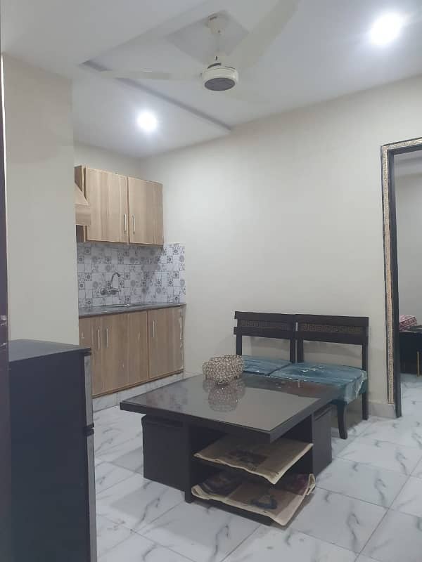 Single Bed Furnished Apartment Available For Rent In Canal Garden Near Bahria Town Lahore 3