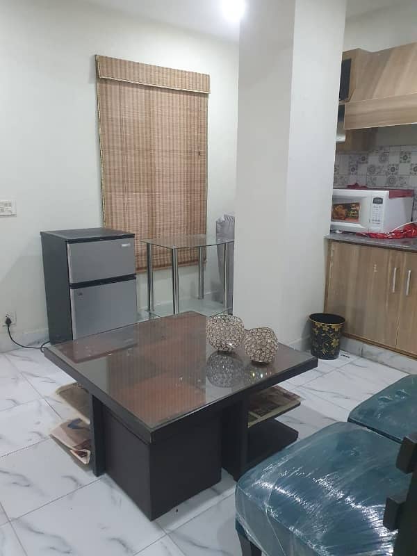 Single Bed Furnished Apartment Available For Rent In Canal Garden Near Bahria Town Lahore 4