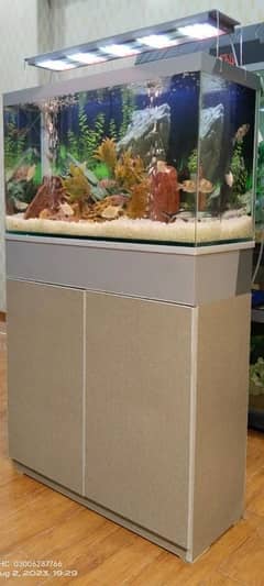 cabinet trolley aquarium