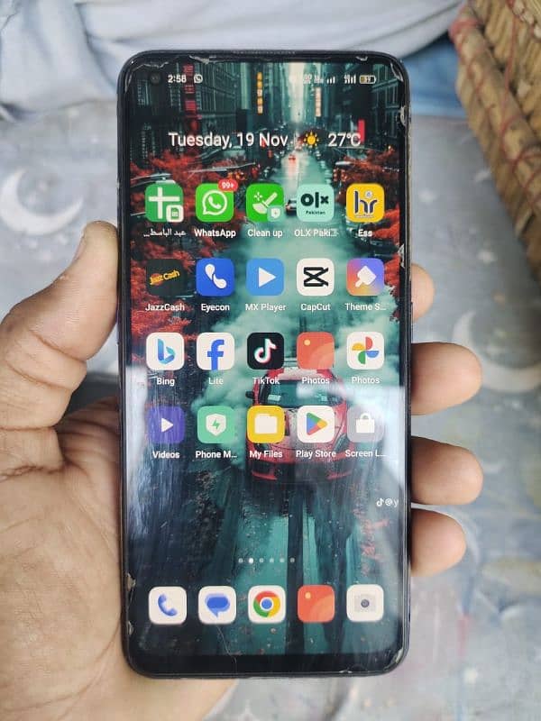 Realme 7 pro 10/10 box+65wat chargr 1