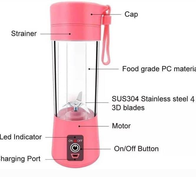 Rechargable juicer blender 0