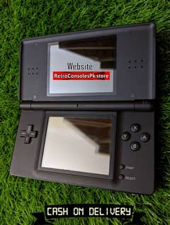 Black Nintendo DS Lite With Charger 100+ Games Mario Pokemon