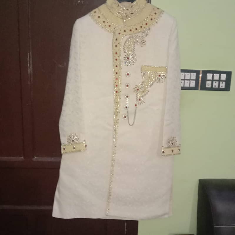 Grooms Sherwani With Turban and Coat 0