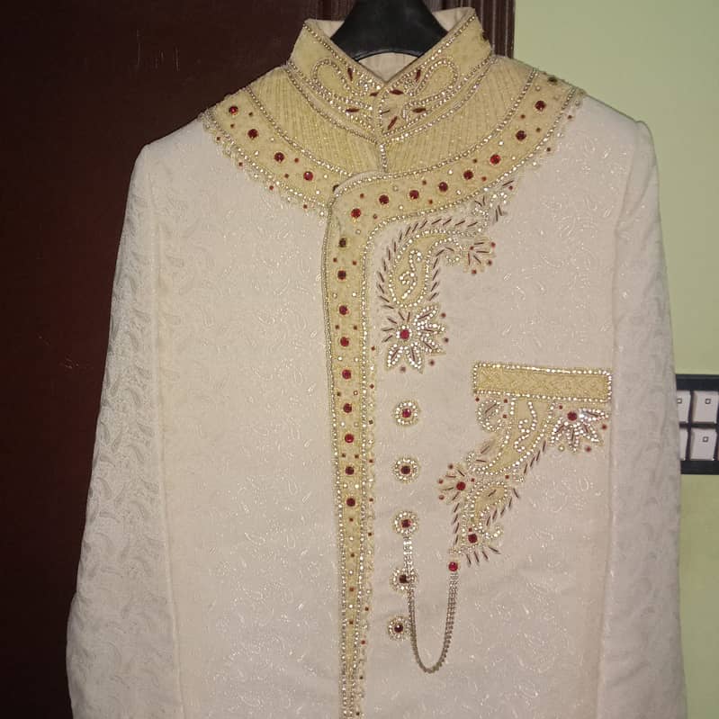 Grooms Sherwani With Turban and Coat 4