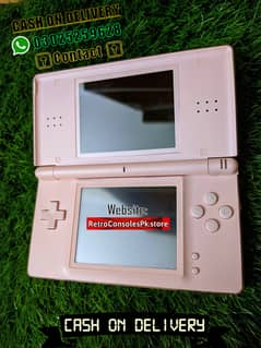 Pink Nintendo DS Lite With Charger 100+ Games like Mario Pokemon etc