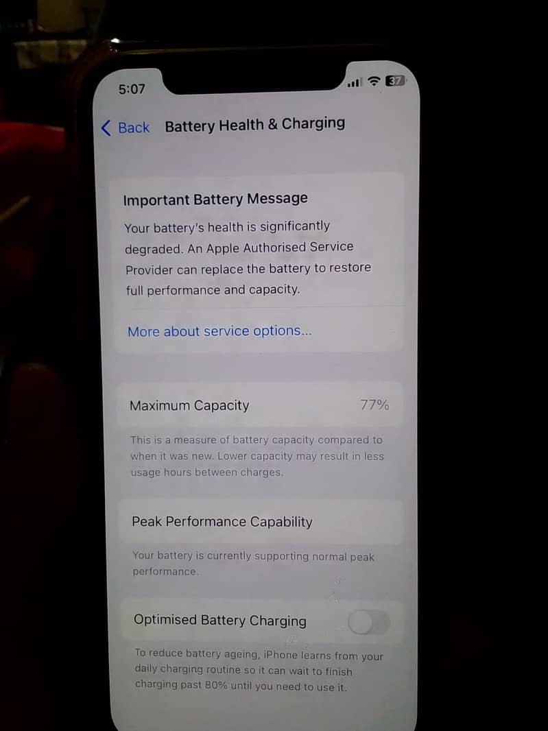 IPHONE X 256 GB PTA APPROVED 5