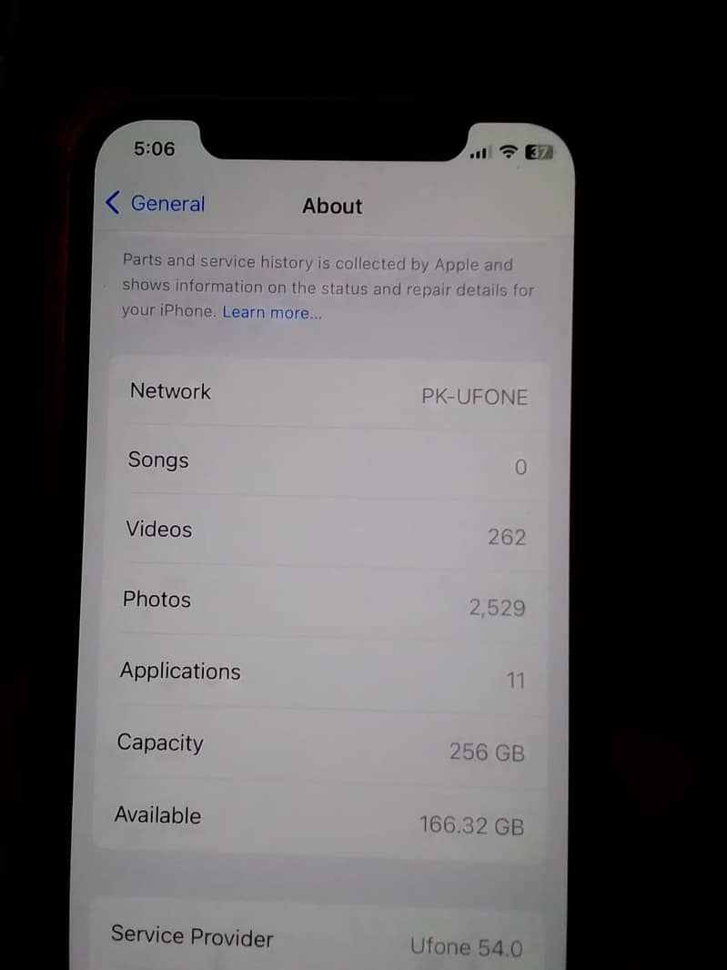 IPHONE X 256 GB PTA APPROVED 6